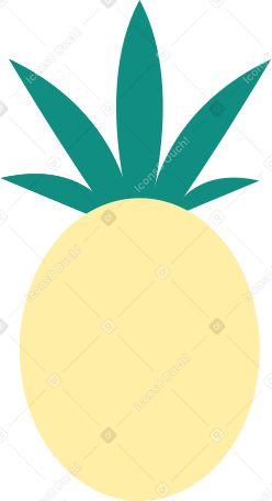 pineapple Illustration in PNG, SVG
