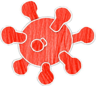 red virus PNG, SVG