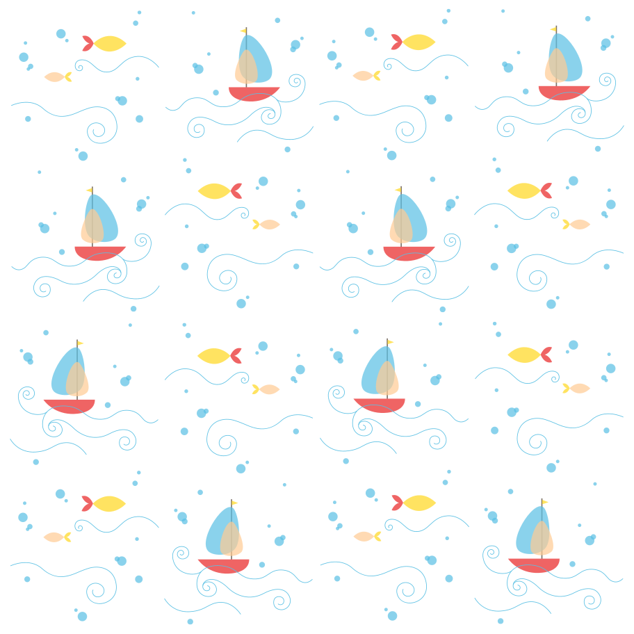 Sea pattern  Illustration in PNG, SVG