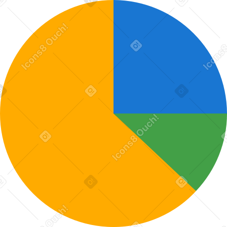 pie chart PNG、SVG