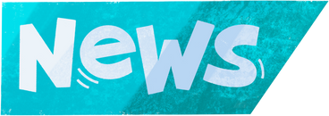 inscription news on a blue background PNG, SVG