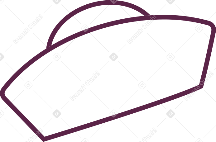 sailor's cap Illustration in PNG, SVG