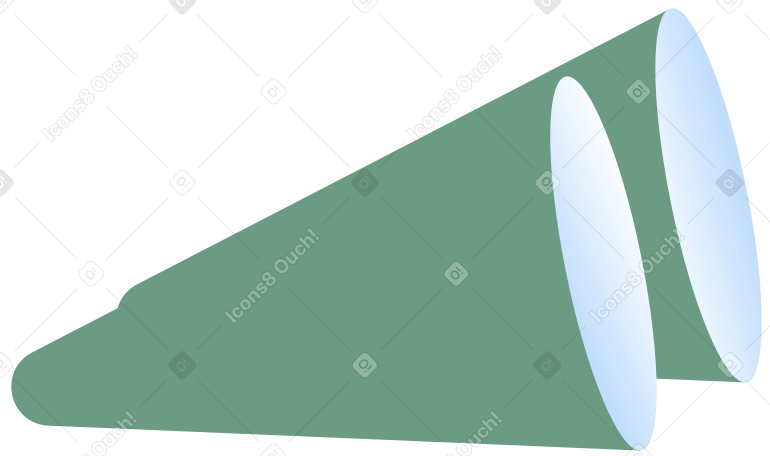 green binocular Illustration in PNG, SVG