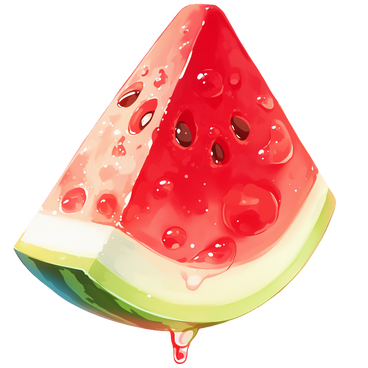 Watermelon slice PNG, SVG