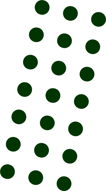 Dark green dots PNG、SVG