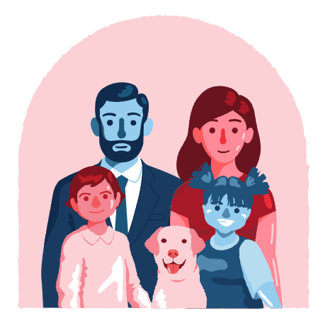 Family photo Illustration in PNG, SVG