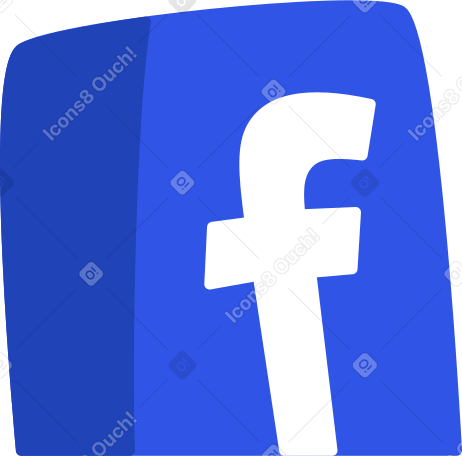 facebook logo Illustration in PNG, SVG