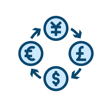 Currency exchange PNG, SVG