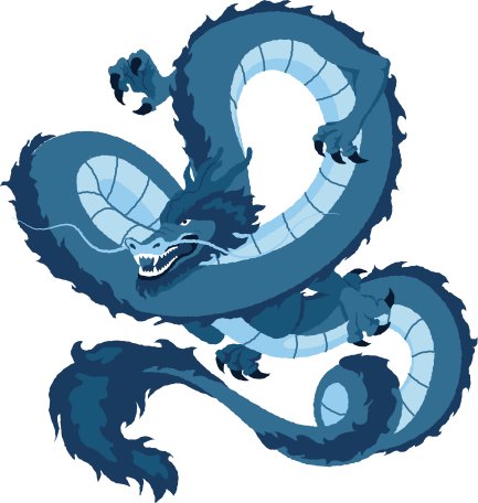 chinese flying dragon Illustration in PNG, SVG