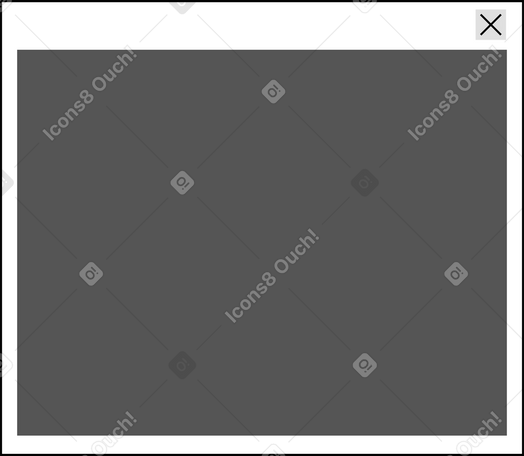 Fenêtre du navigateur PNG, SVG