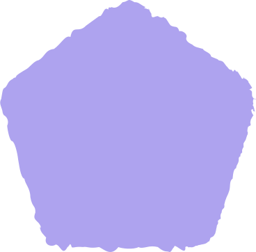 Fünfeck lila PNG, SVG