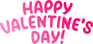 happy valentines day lettering PNG, SVG
