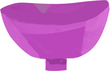 Purple bowl PNG、SVG