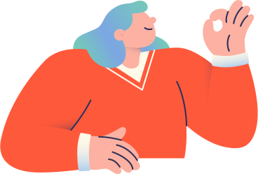 woman showing ok gesture PNG, SVG