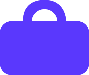 蓝色公文包 PNG, SVG