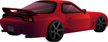 rotes auto PNG, SVG