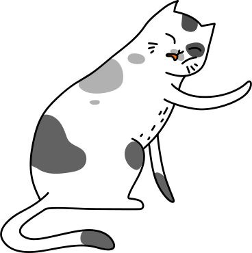 Sitting cat PNG, SVG
