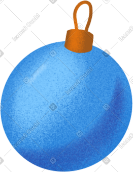 Toy in the shape of a blue ball PNG, SVG