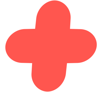 四叶形红 PNG, SVG