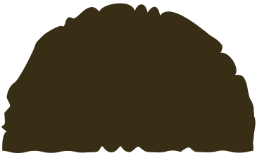 Brown semicircle  PNG, SVG