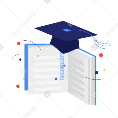 Education Illustration in PNG, SVG