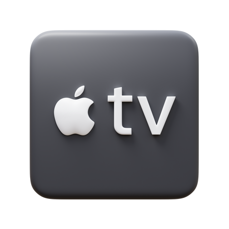 3D apple tv PNG, SVG