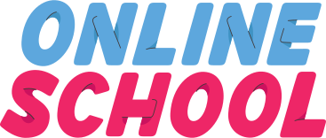 lettering online school PNG, SVG