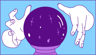 frame hands with magic orb PNG, SVG