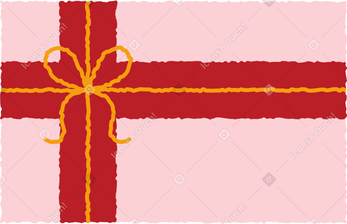 wrapped present Illustration in PNG, SVG