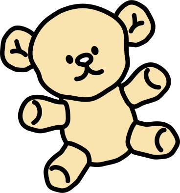 Toy bear PNG, SVG