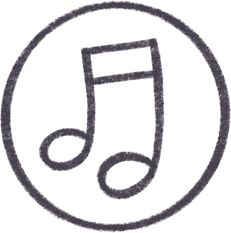 musical note icon Illustration in PNG, SVG