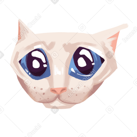 sad cat PNG, SVG