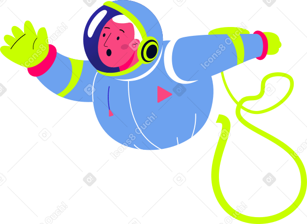 hombre astronauta PNG, SVG