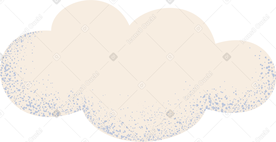 beige cloud PNG, SVG