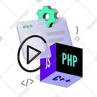 编码窗口和编程语言 PNG, SVG