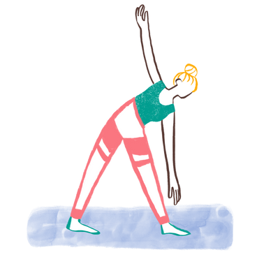 Woman doing yoga PNG, SVG