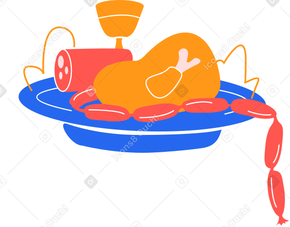 食物盘 PNG, SVG