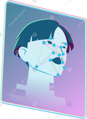 fenêtre d'identification de visage PNG, SVG