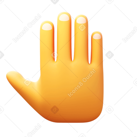 3D hand PNG, SVG