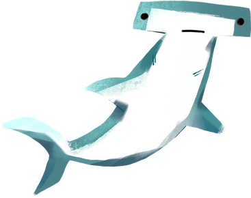 hammerhead shark PNG, SVG