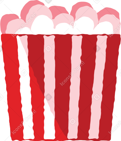popcorn Illustration in PNG, SVG
