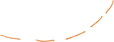 short orange dotted line PNG, SVG