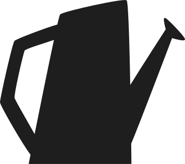 shadow of watering can PNG, SVG