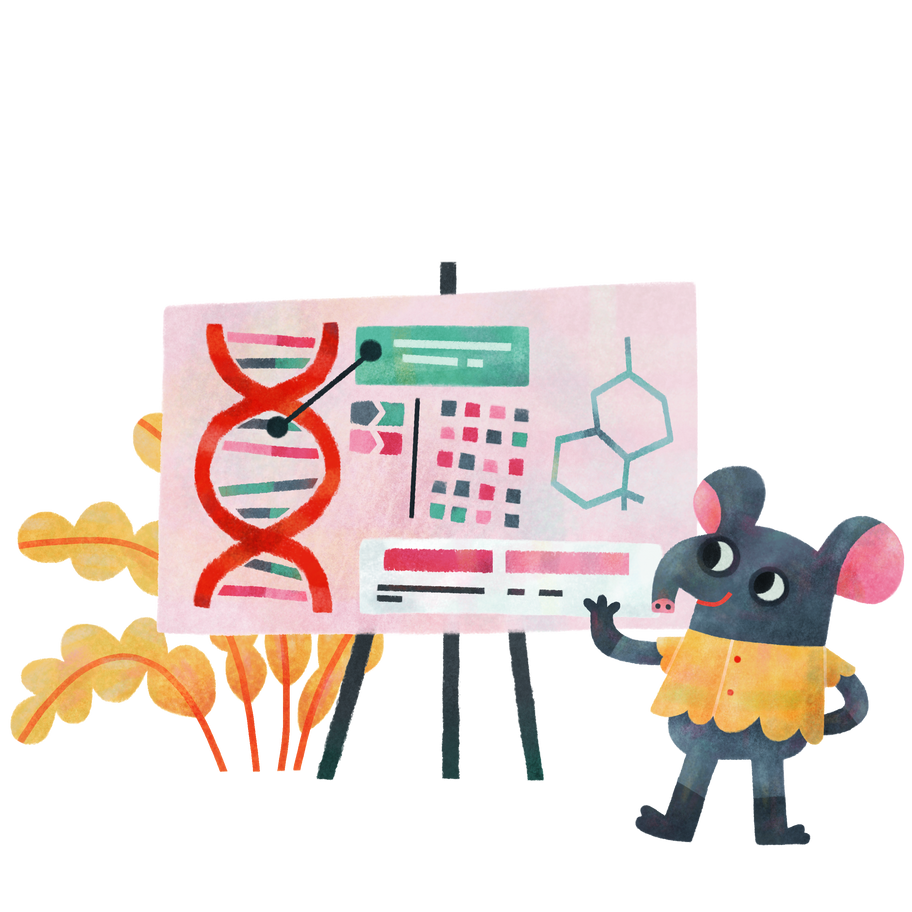 Biotech presentation Illustration in PNG, SVG