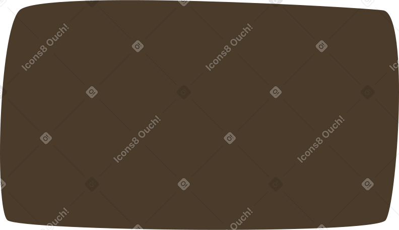 brown rectangle PNG、SVG