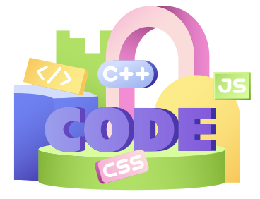 Буквенный код с языками программирования и текстом кода в PNG, SVG