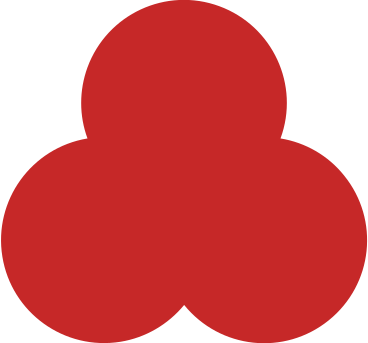 Трилистник красный в PNG, SVG