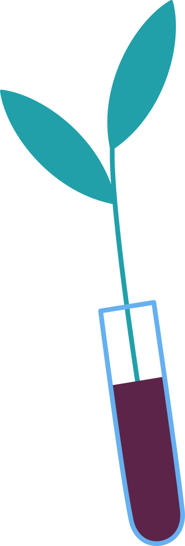 Plant in test tube PNG, SVG