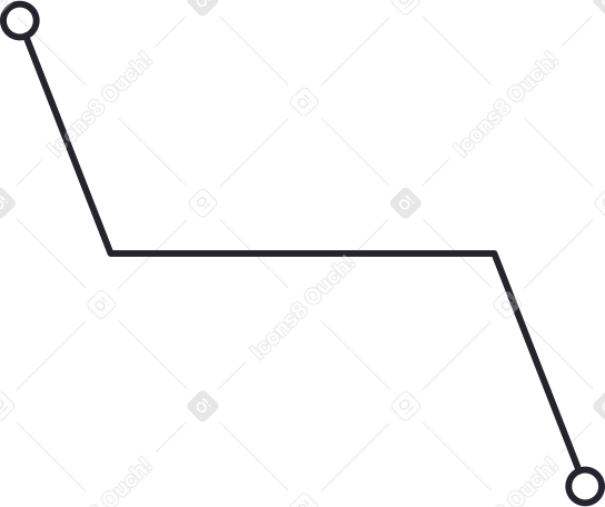 linea di collegamento decorativa PNG, SVG