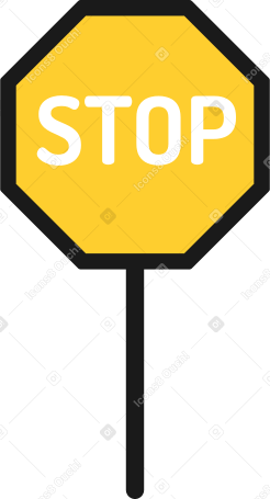 Segnale di stop PNG, SVG